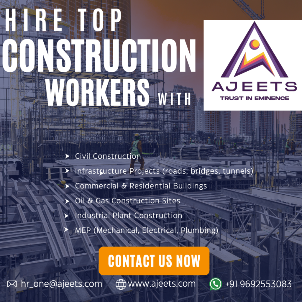 Hire Skilled Construction Workers from India, Nepal