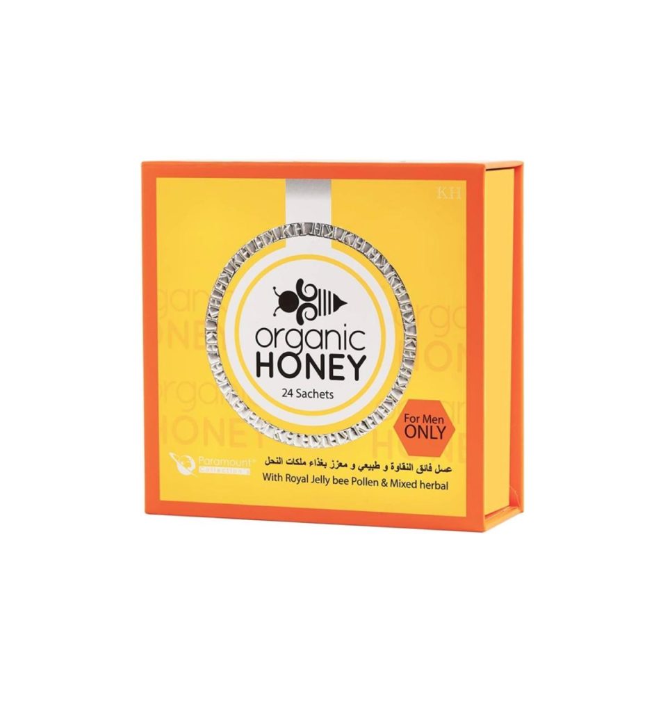 Paramount Organic Honey Dubai – Royal Jelly & Bee Pollen (24 Sachets)