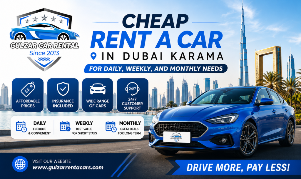 Instant Car Rental Karama for Urgent Travel Requirements
