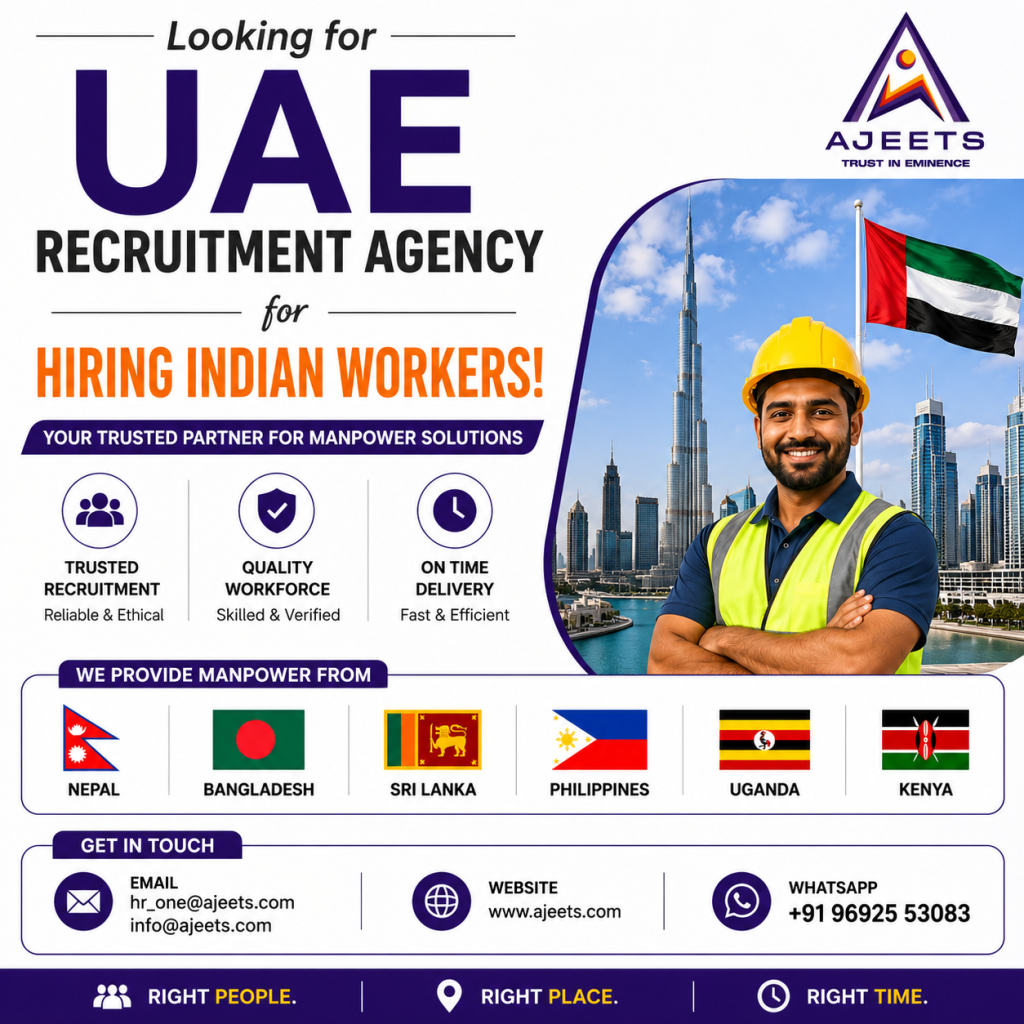 Looking for UAE Recruitment Agency for Hiring Indian Workers!!!
