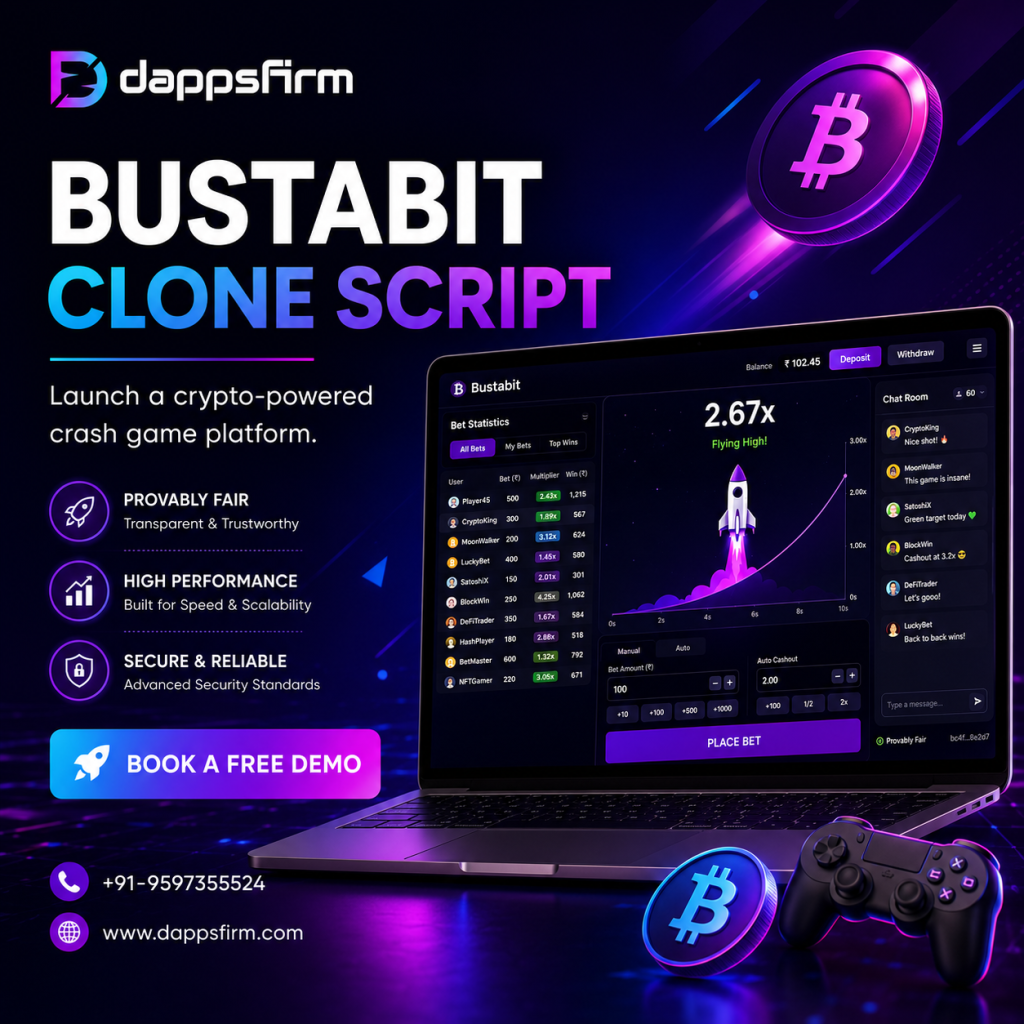 Bustabit Clone Script with Auto Cash Out and Provably Fair Gaming
