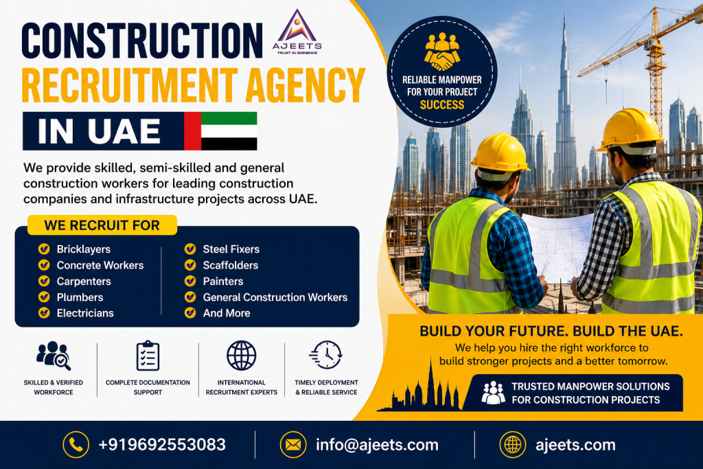 Construction Recruitment Agency in UAE