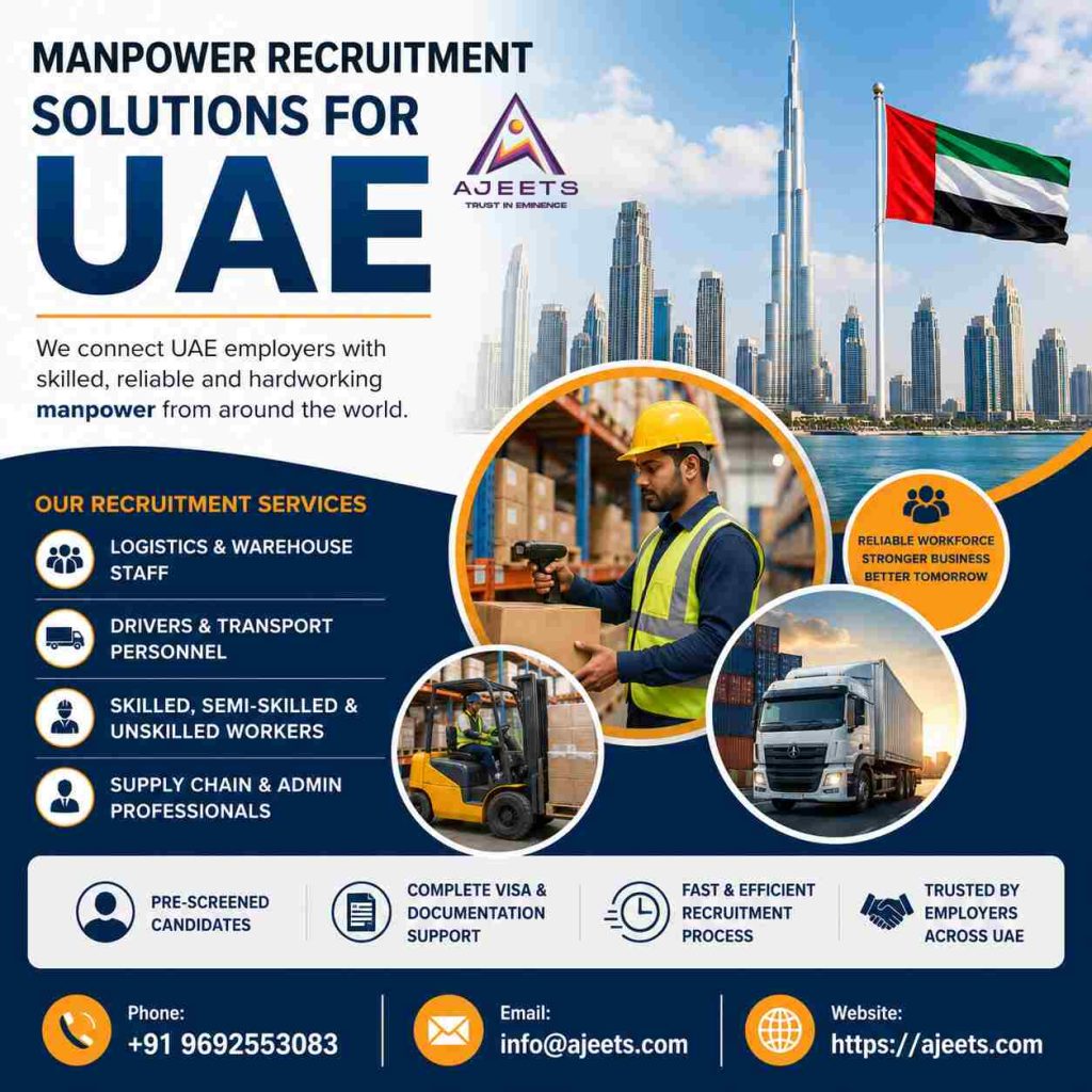 Recruitment in Logistics Company – Hire Skilled Logistics Professionals in UAE with AJEETS