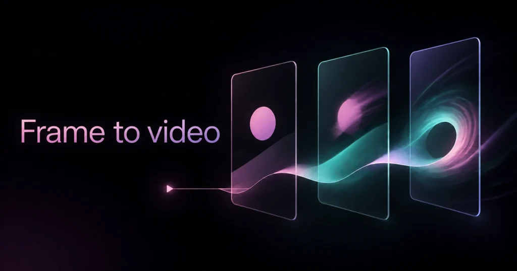 Frame to Video