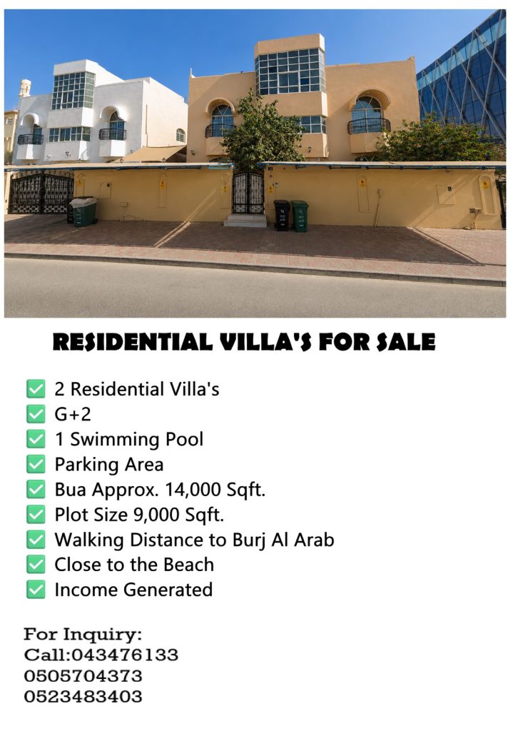 2 Residential Villas for rent