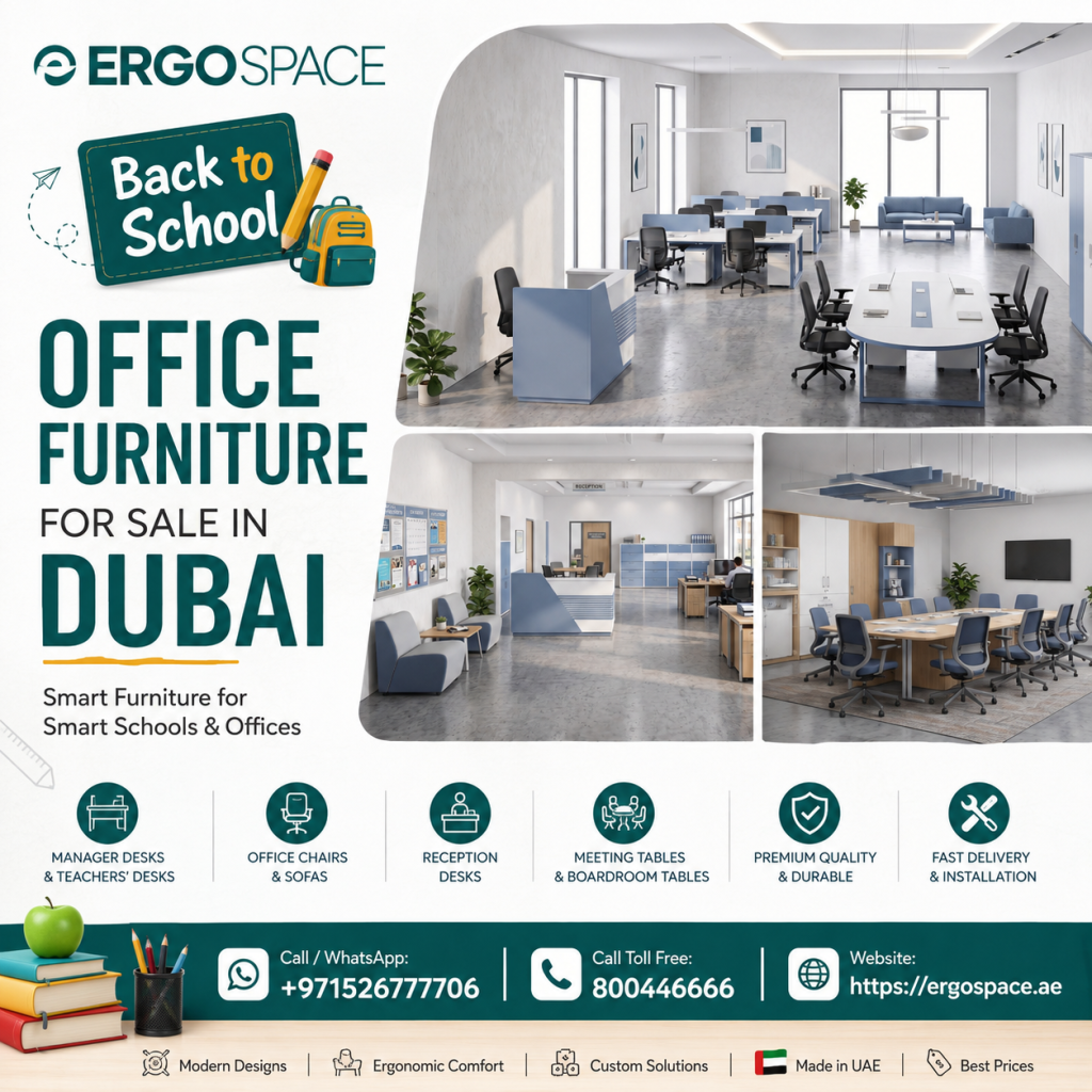 Back to School Office Furniture for Sale in Dubai | Teachers’ Desks, Manager Desks & Classroom Furniture