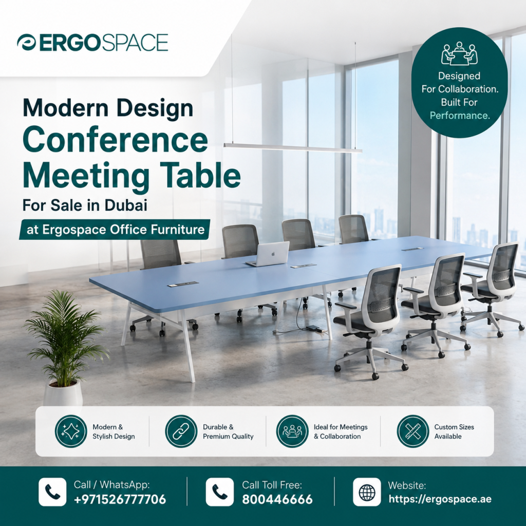 Modern Design Conference Meeting Table for Sale Dubai | Custom Conference Tables UAE