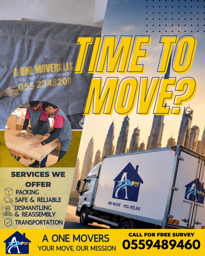Professional Movers and Packers in UAE – A One Movers