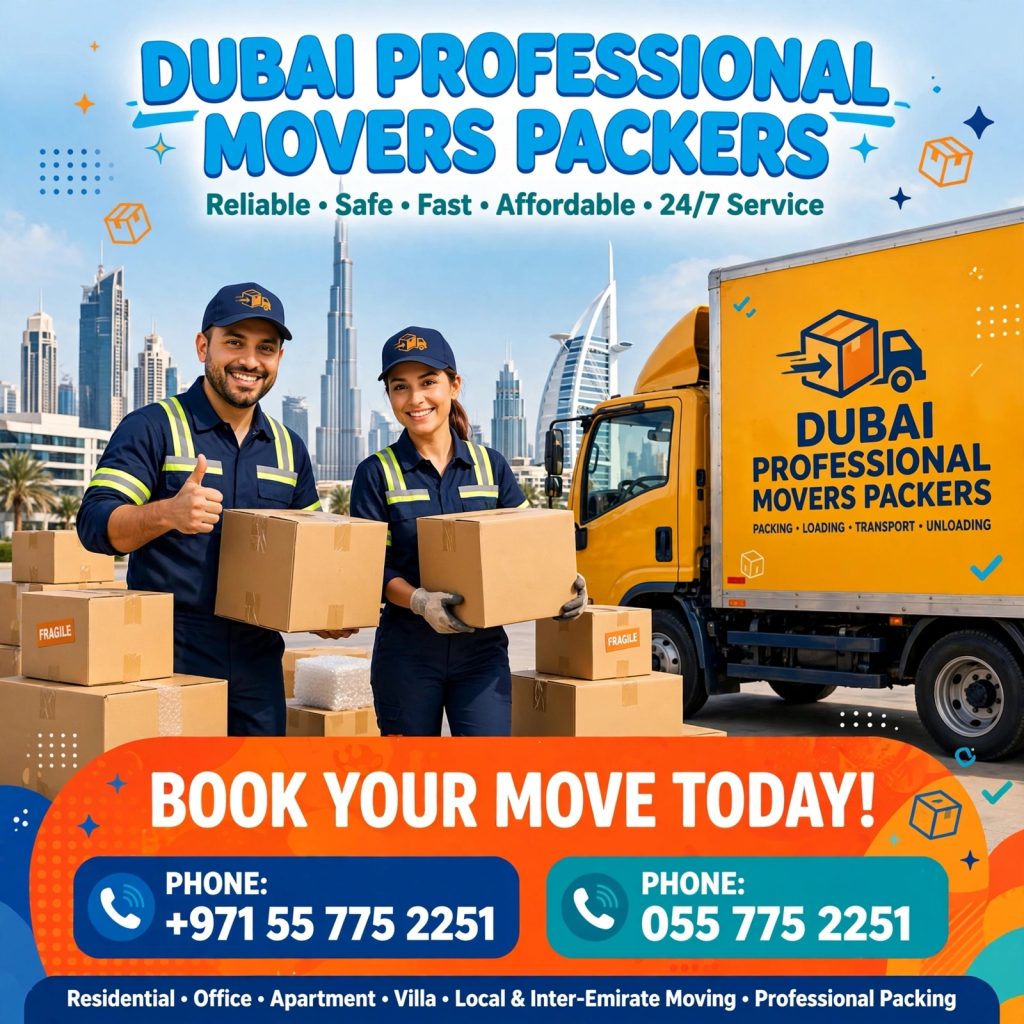 Dubai professional movers packers