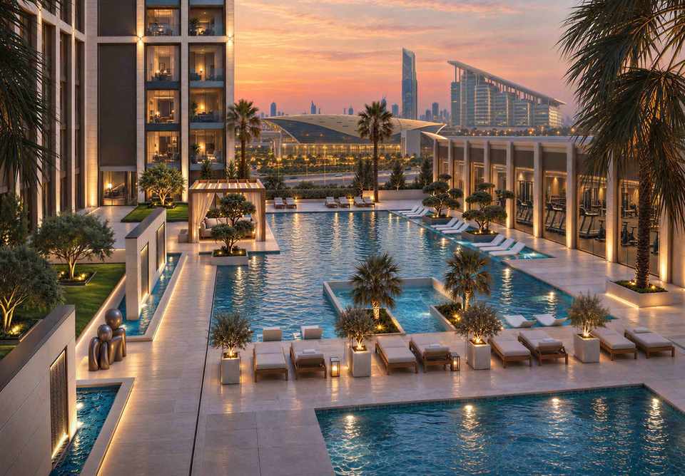2-Bedroom Apartment in Binghatti Starfall | Al Jaddaf