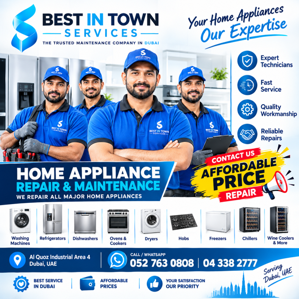 ONE COMPANY. ALL APPLIANCE REPAIRS. BEST IN TOWN SERVICES LLC — DUBAI