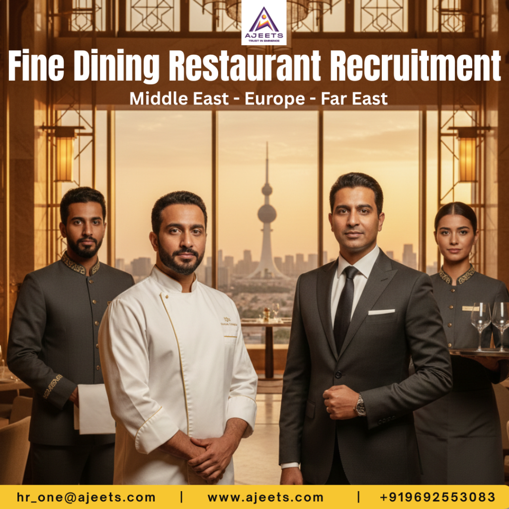 UAE Fine Dining Restaurant Recruitment Services from India