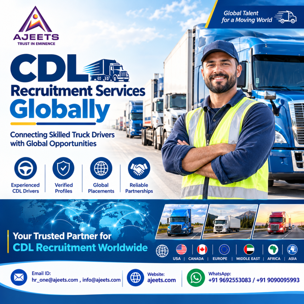 Global CDL Recruitment Services for International Employers