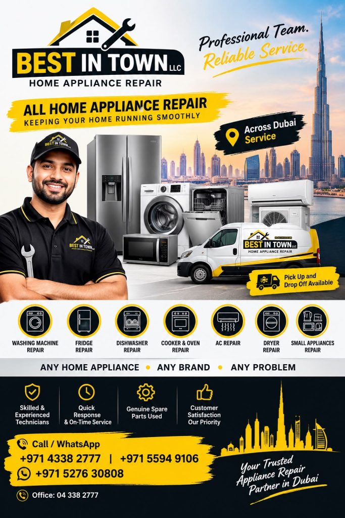 🏠 BEST IN TOWN LLC | All Home Appliance Repair Services in Dubai 🔧