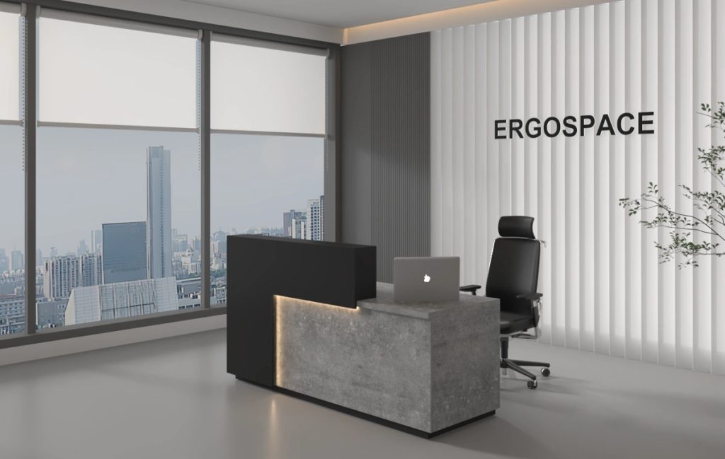 Meno Small Reception Desk | Ergospace UAE