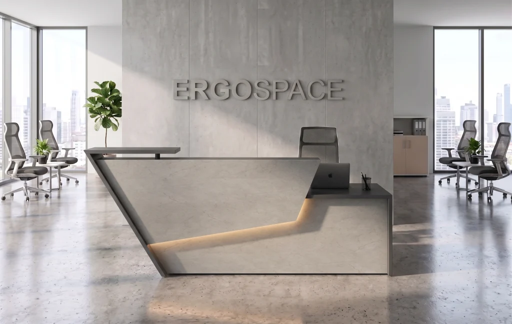Jade Contemporary Reception Desk | Ergospace UAE