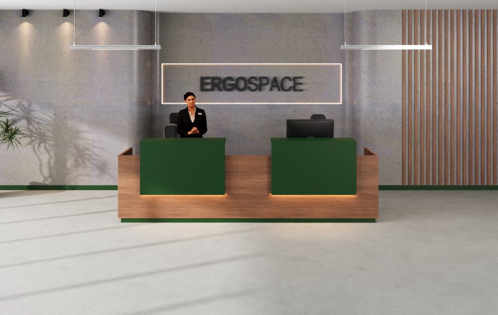 Color Large Reception Desk | Modern & Custom-Made
