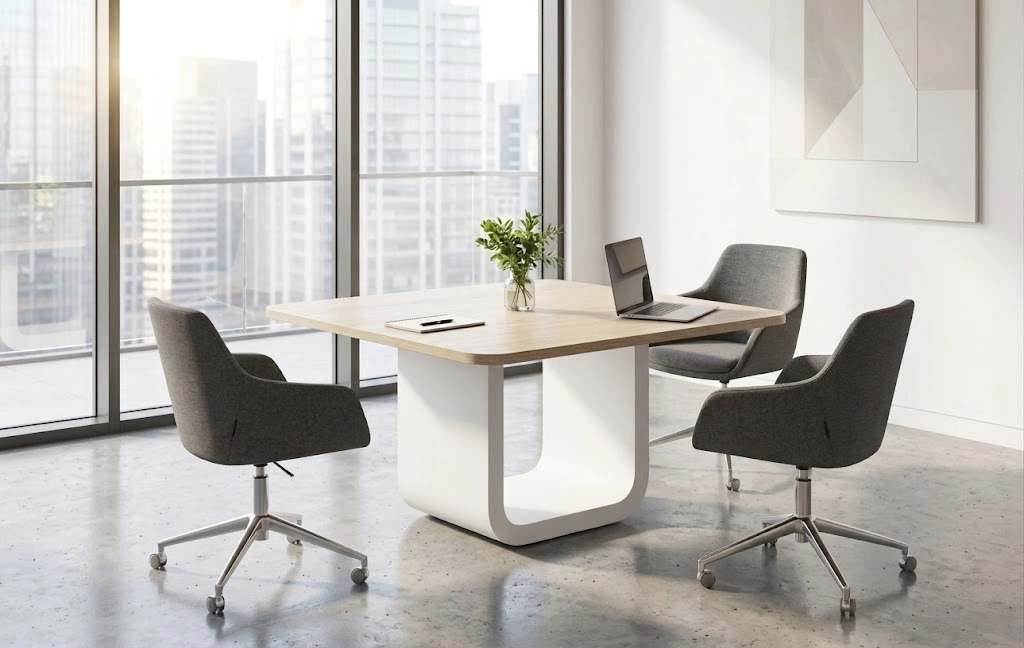 Color Luxury Square Meeting Table | Ergospace UAE