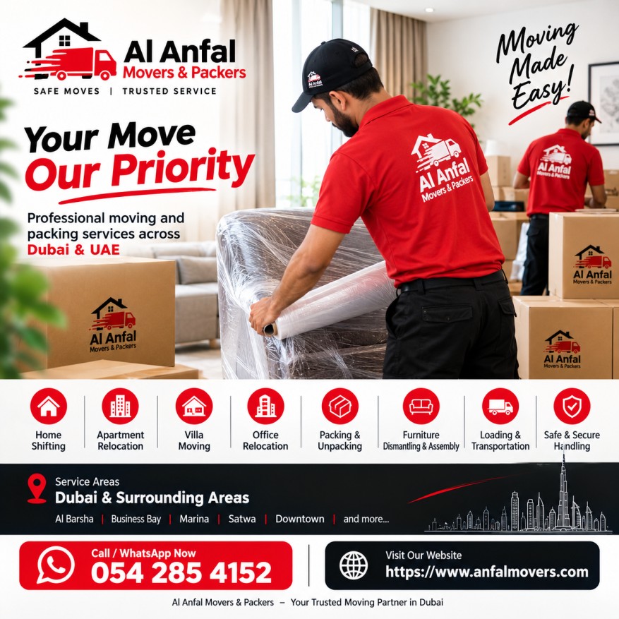 Professional Movers and Packers in Dubai