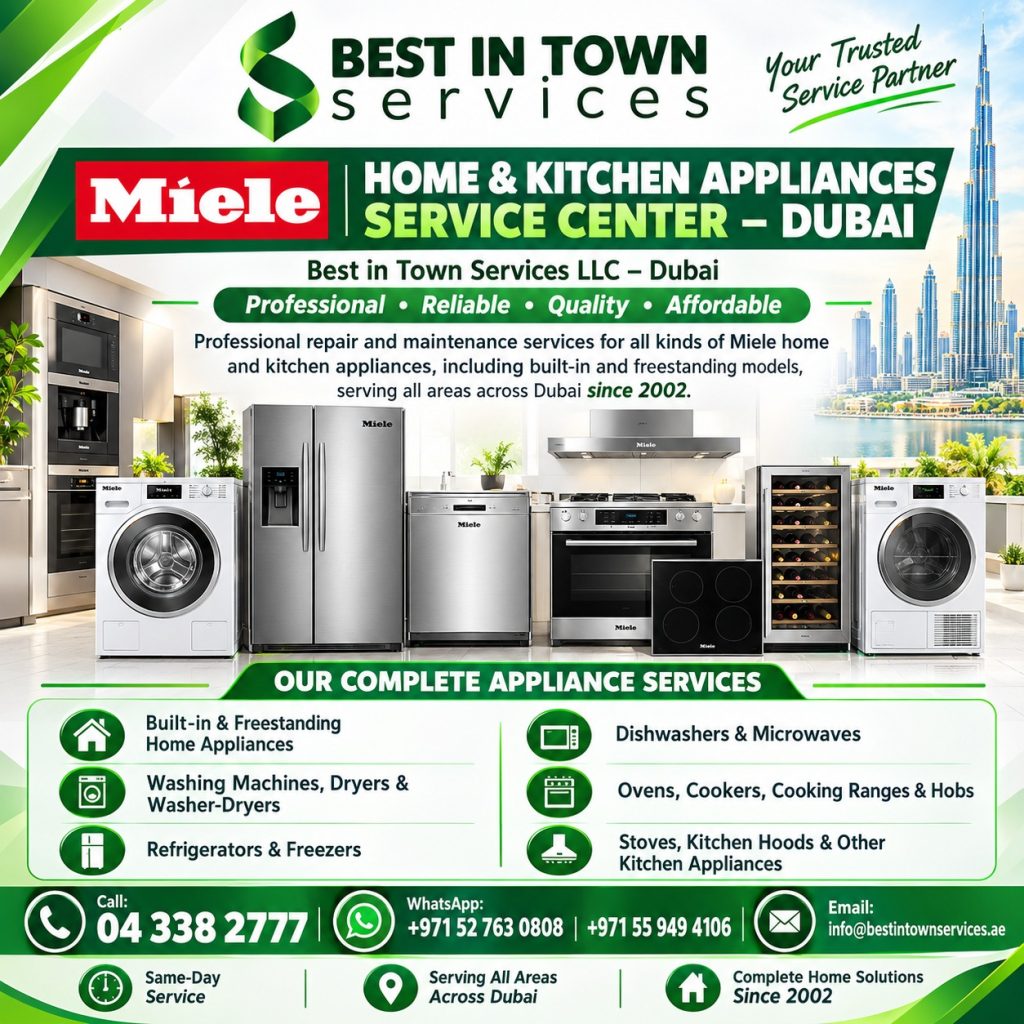 MIELE HOME & KITCHEN APPLIANCES SERVICE CENTER – DUBAI
